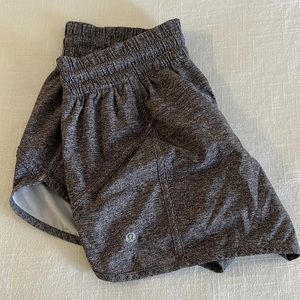 Lululemon low waisted lined tracker shorts
